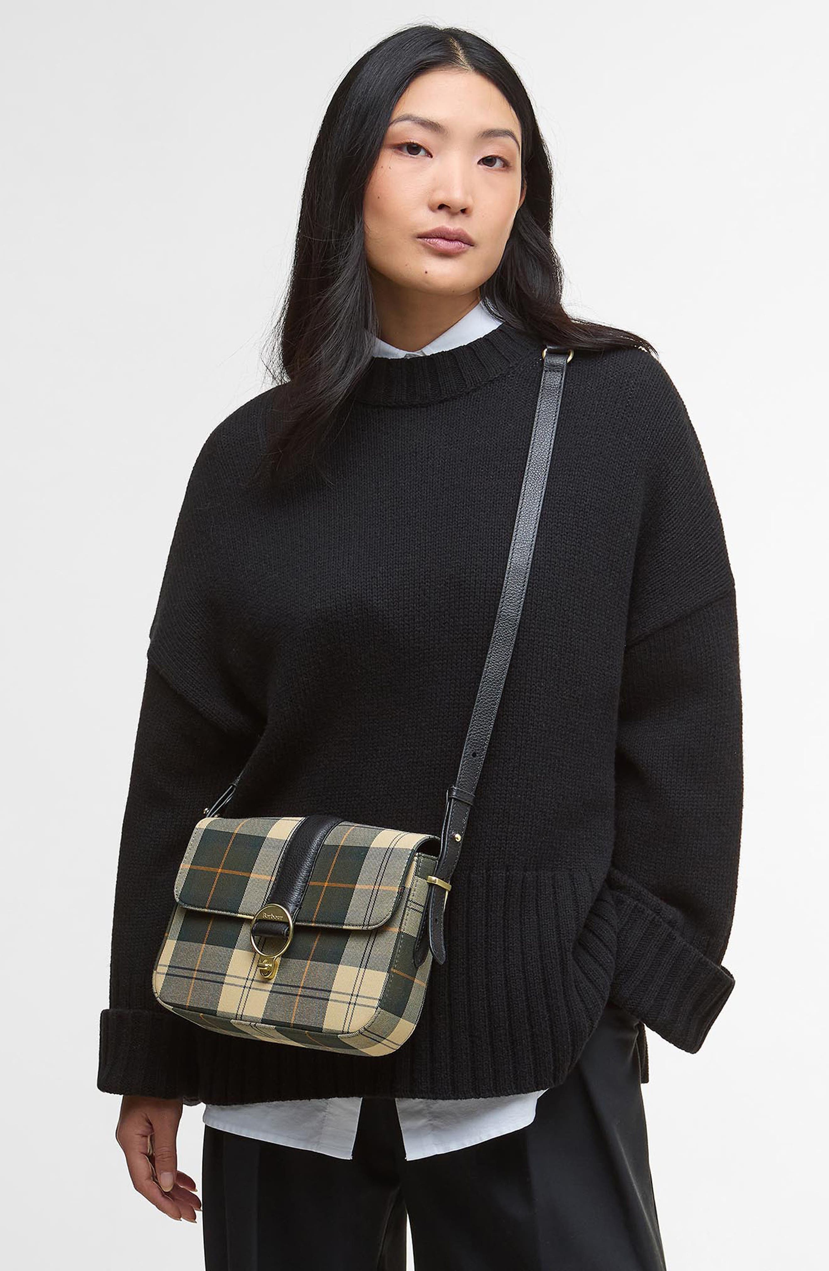 Barbour Rosa Tartan Crossbody Bag, Alternate, color, 