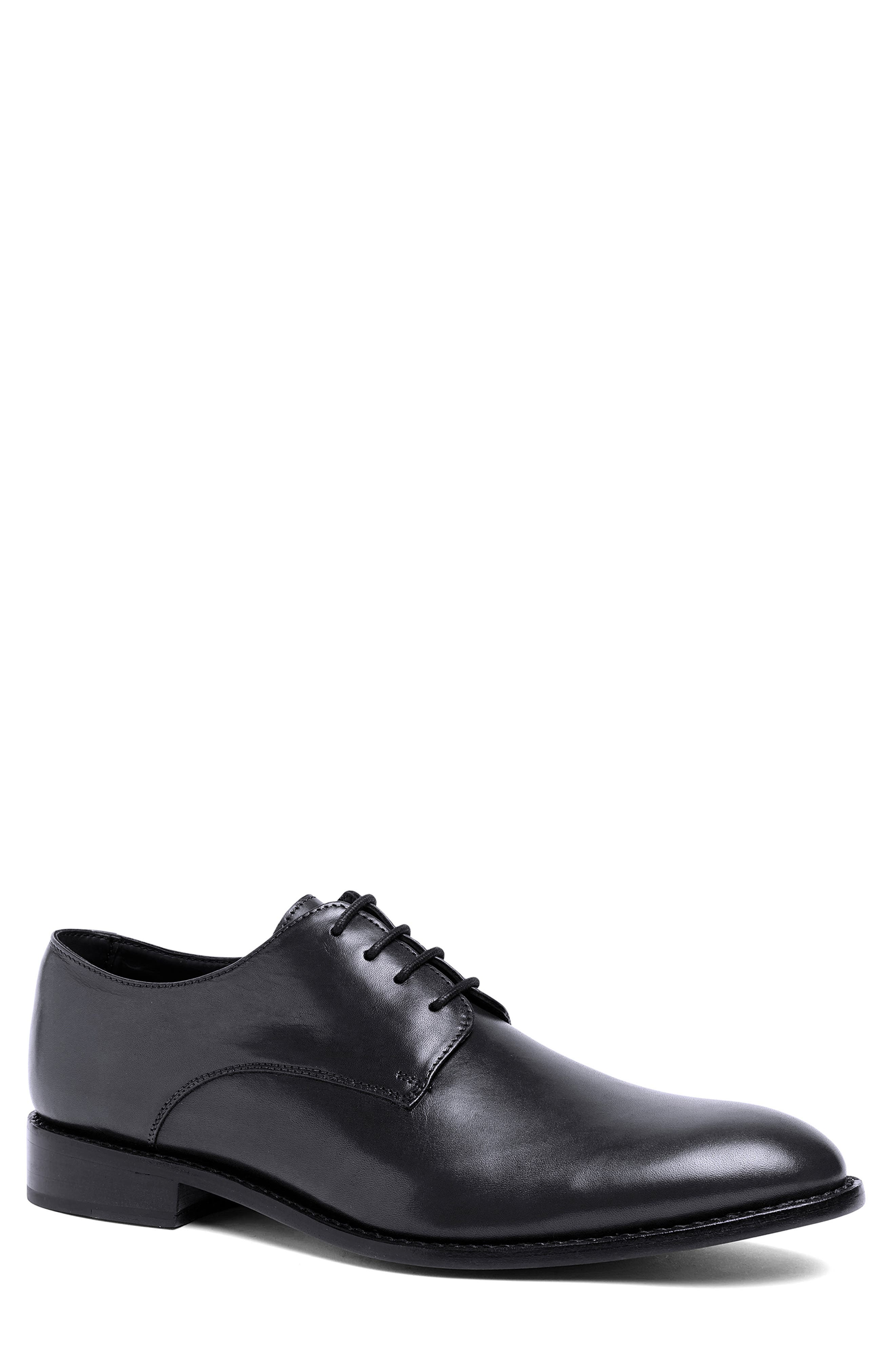 Anthony Veer Truman Plain Toe Derby, Main, color, Black