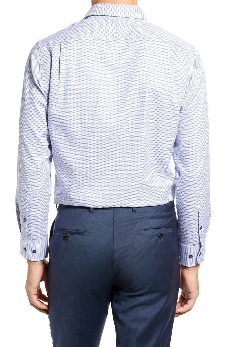 Nordstrom Trim Fit Non-Iron Dress Shirt, Alternate, color, 