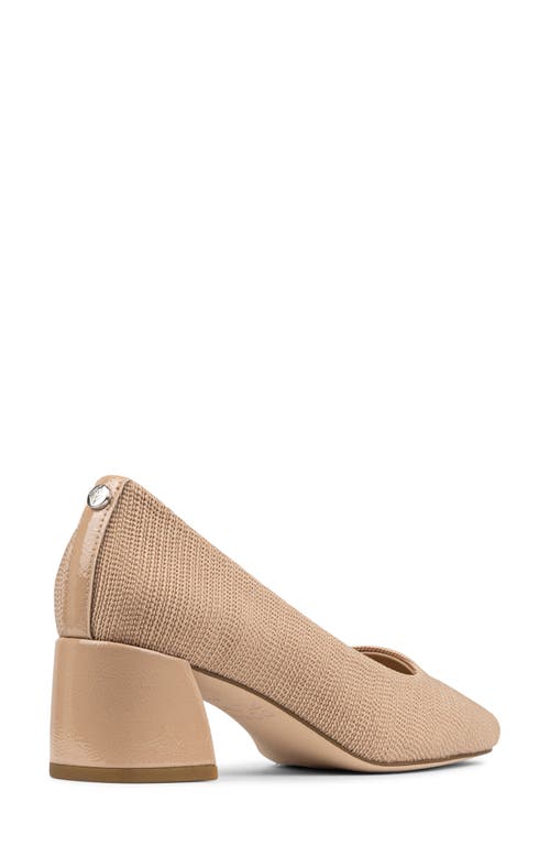 Donald Pliner Square Toe Pump In Neutral