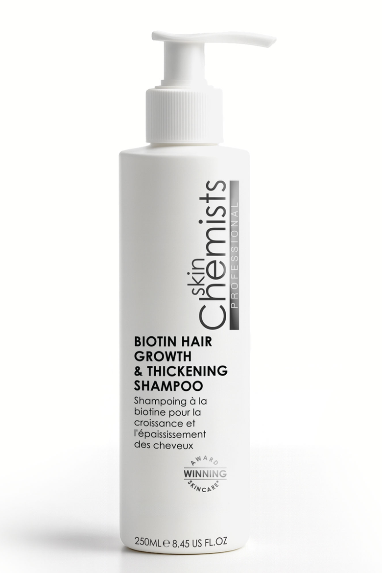 Biotin Hair Growth & Thickening Shampoo 250ml 50ml for Anti-Aging, Brightening, Main, color, White