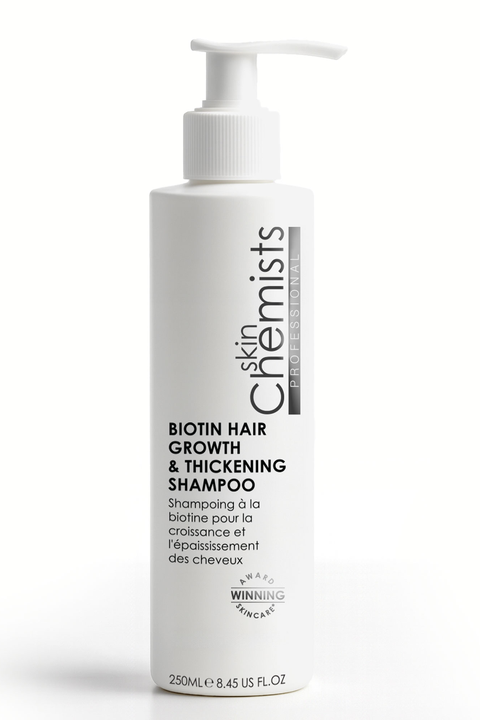 Biotin Hair Growth & Thickening Shampoo 250ml 50ml for Anti-Aging, Brightening