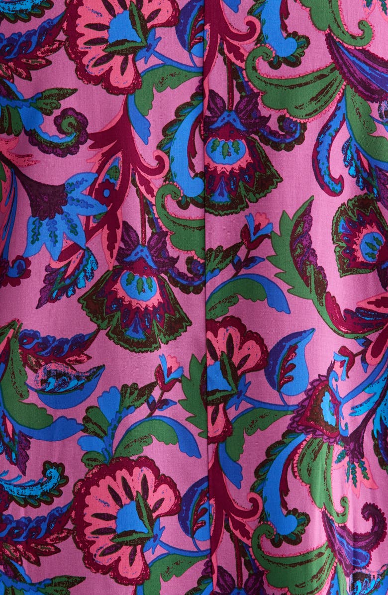 SUGARLIPS Valier Floral Print Puff Sleeve Top, Alternate, color, Mauve-Multi