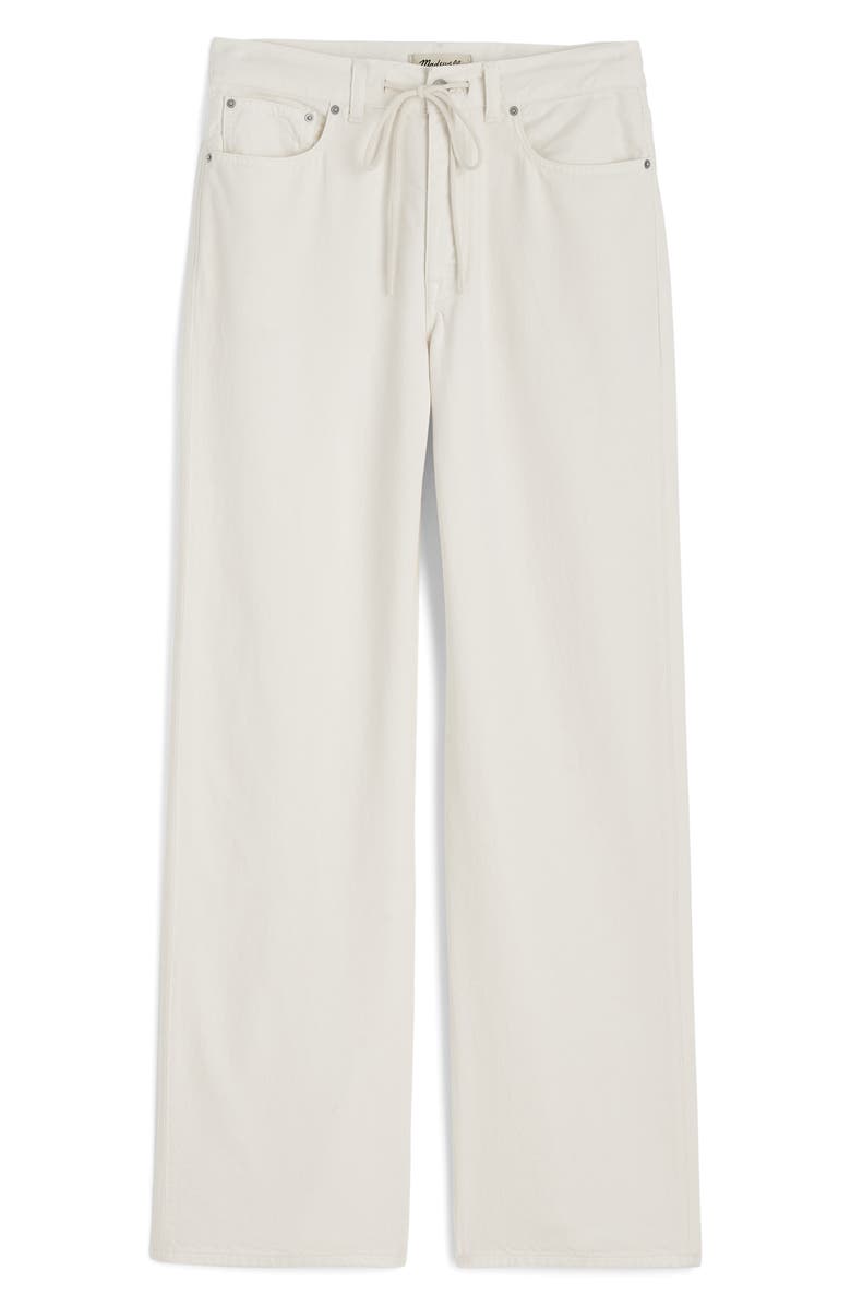 Madewell Drawstring Waist Baggy Jeans, Alternate, color, Vintage Canvas