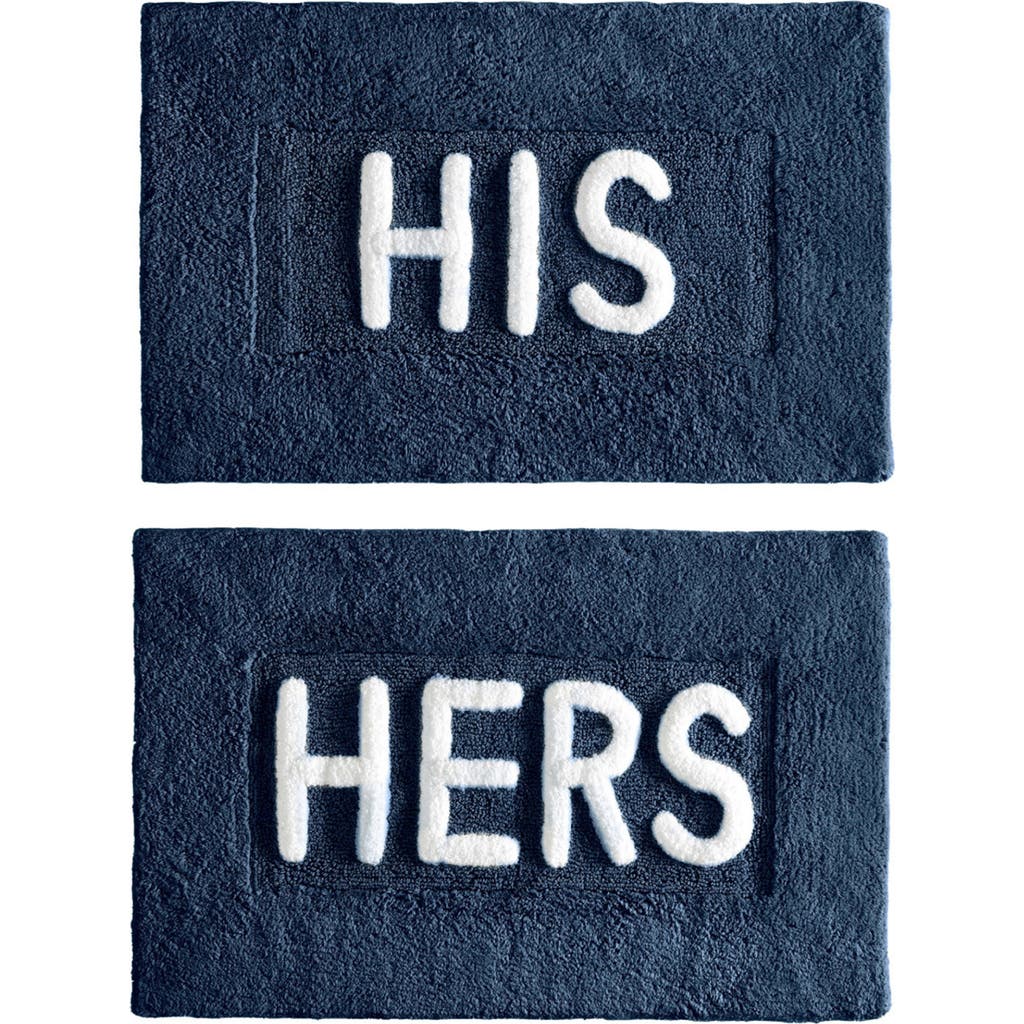 Jean Pierre New York His & Hers 2-piece Bath Mat Set