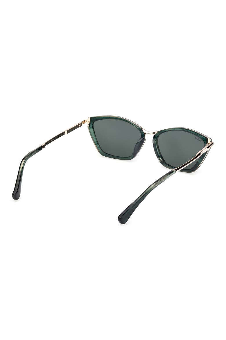 Miller 54mm Round Sunglasses, Alternate, color, STRIPED EMERALD/ GOLD