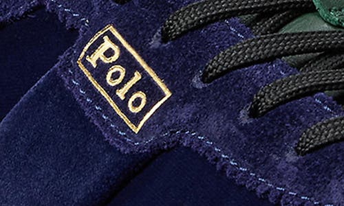 Polo Ralph Lauren Suede Sneakers In Blue