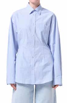 Cinch Stripe Button-Up Shirt