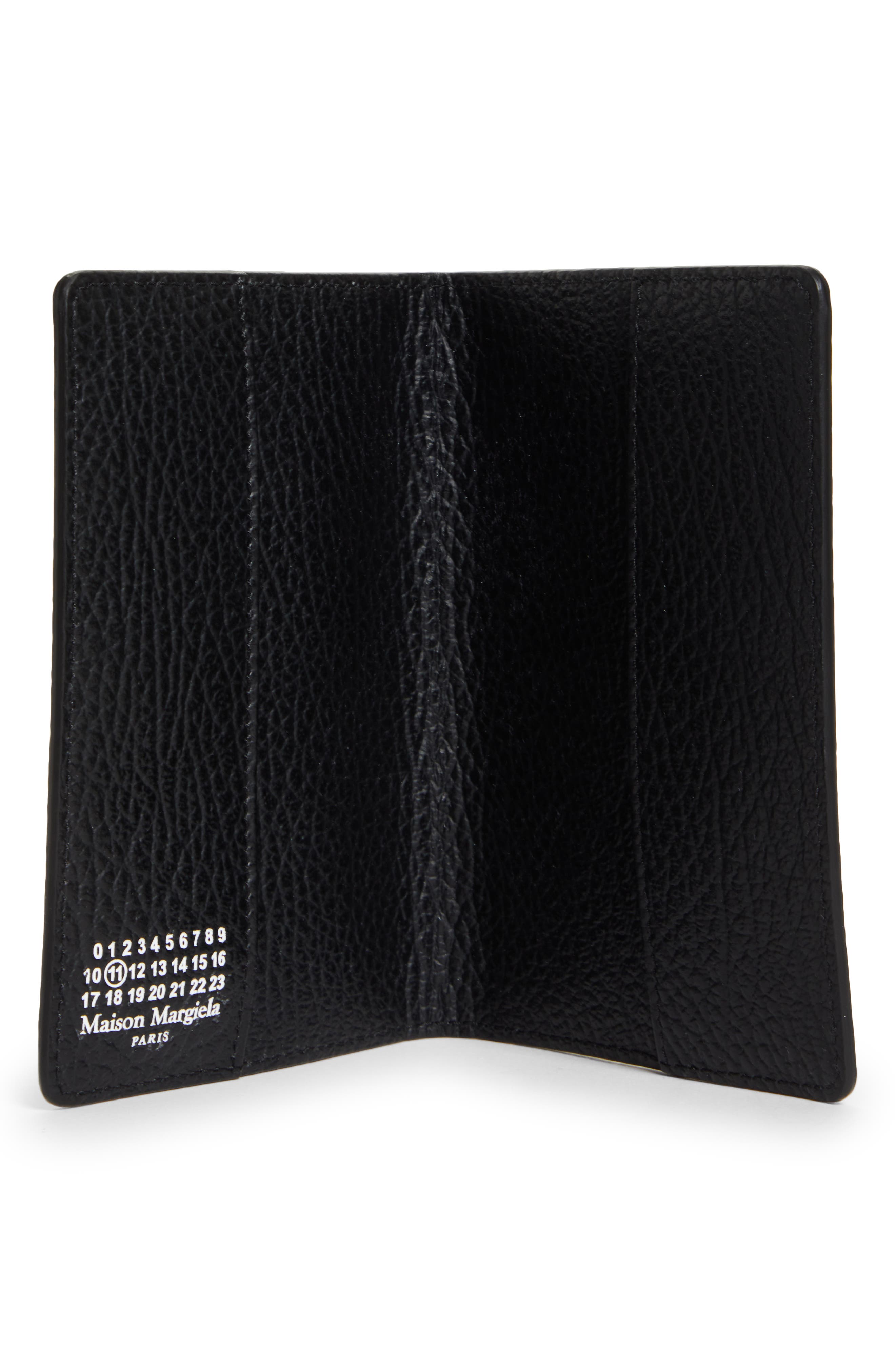 Maison Margiela Pebbled Leather Passport Cover | Nordstrom