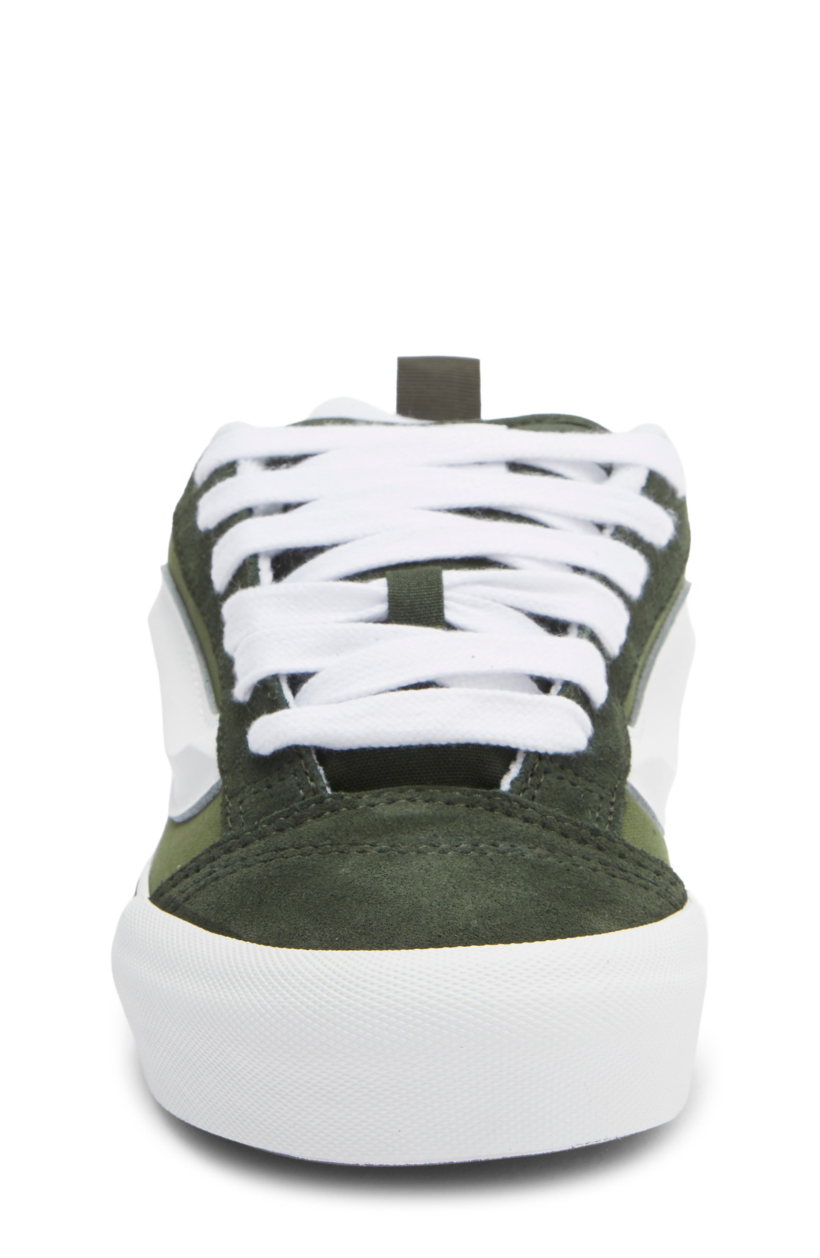 Vans Kids' Knu Skool Sneaker, Alternate, color, Pine Forest