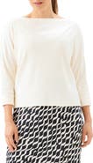 Karen Kane Ribbed Boatneck Top