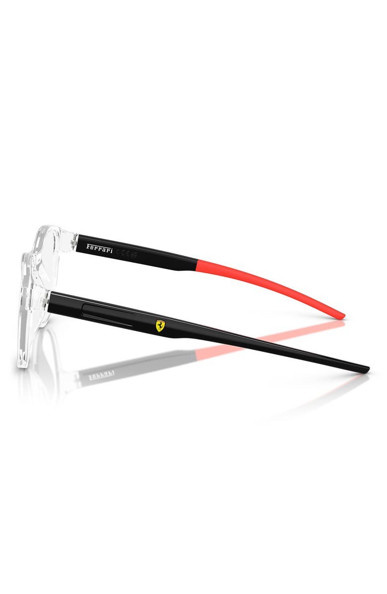 Scuderia Ferrari x Scuderia Ferrari 50mm Phantos Optical Glasses, Alternate, color, Crystal