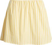 Solid & Striped The Brinley Stripe Stretch Cotton Poplin Miniskirt