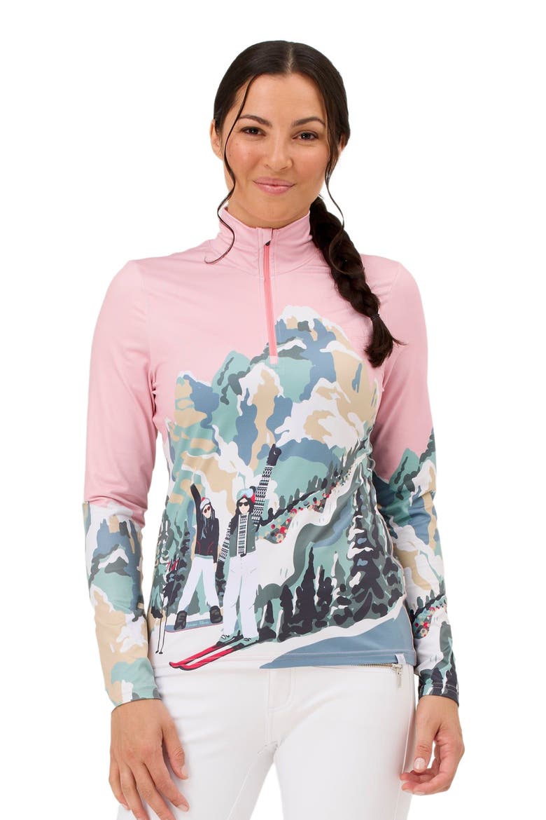 Ski Power Base Layer Top, Main, color, Multi