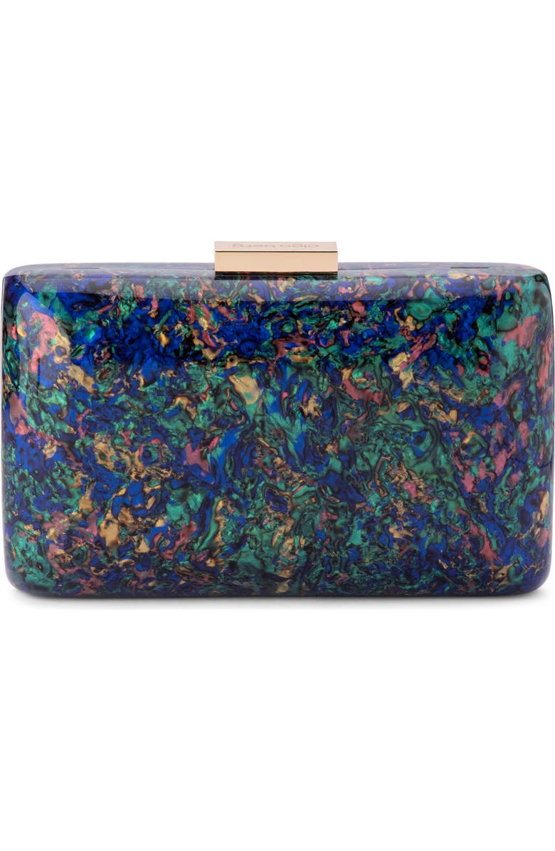 Olga Berg Carsyn Mother-of-Pearl Box Clutch, Main, color,