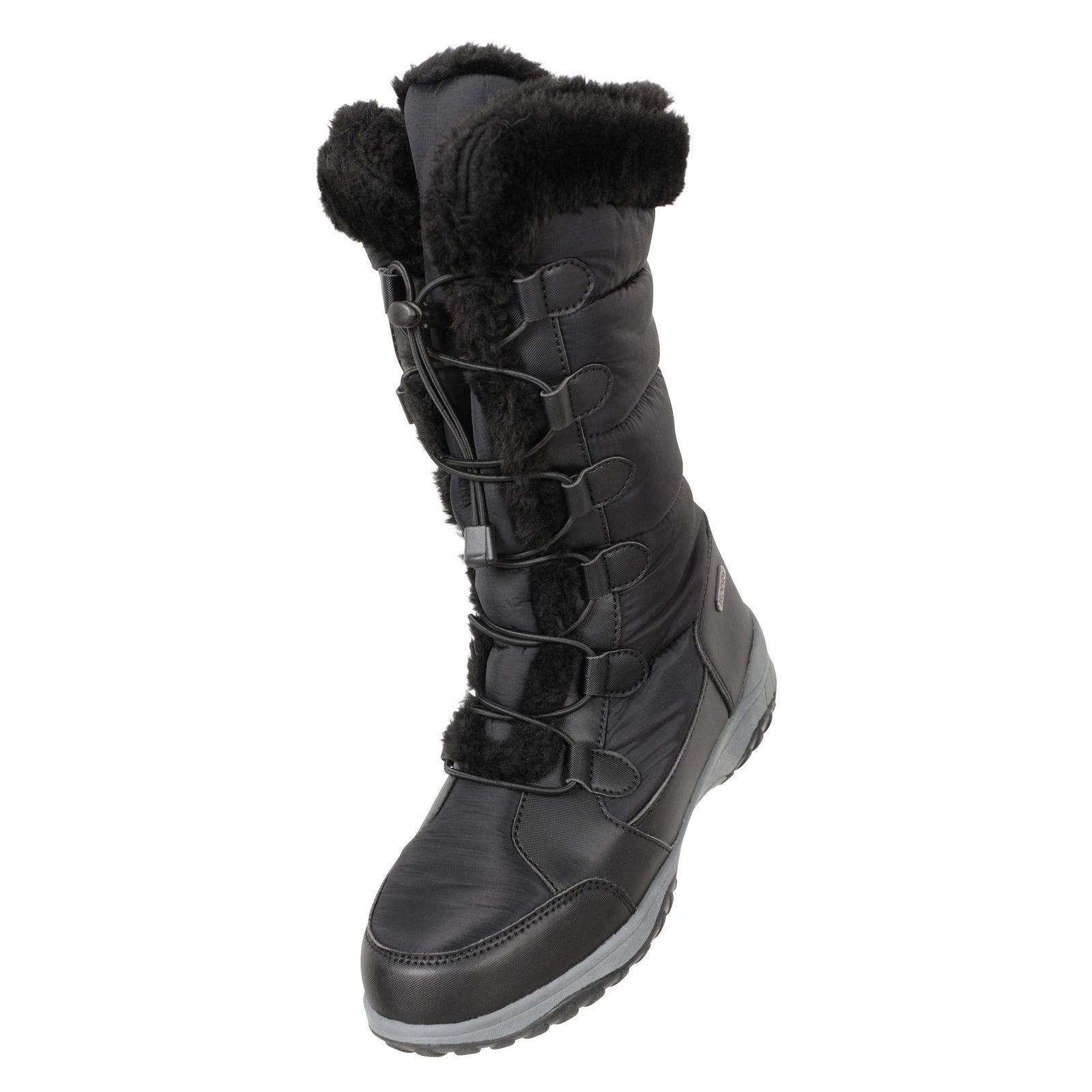 Snowflake Snow Boots, Main, color, Black