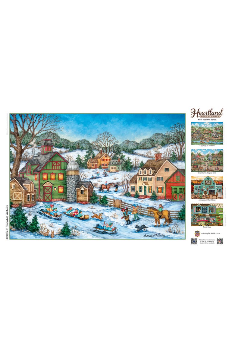 Snowball Ambush 500 Piece Jigsaw Puzzle, Alternate, color, Multicolor