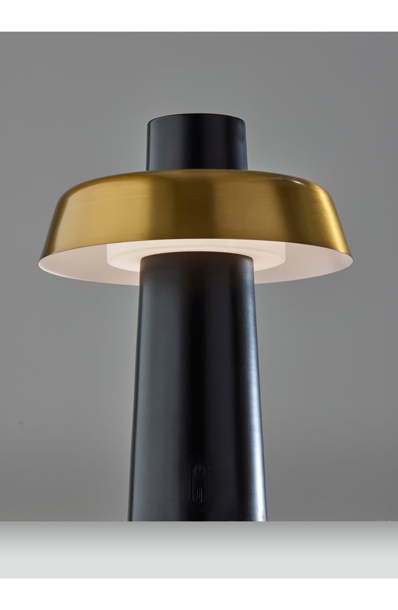ADESSO LIGHTING Pirlo LED Cordless Table Lamp, Alternate, color, Black