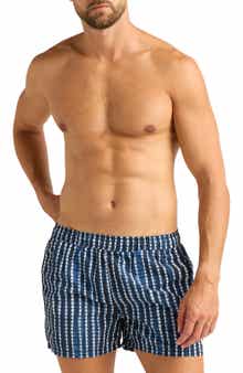 AUTO-REPLY™ Print 4-Inch Nylon Swim Trunks