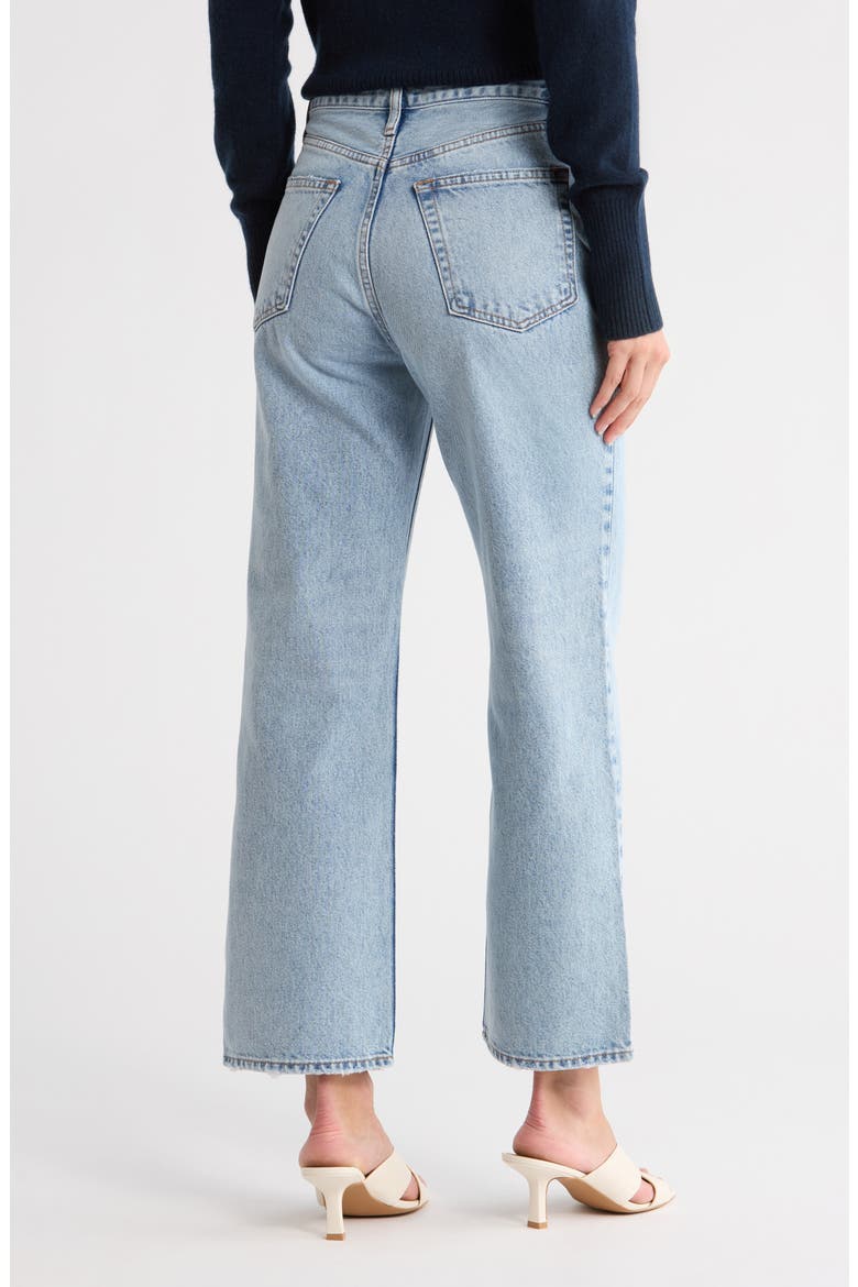 Le Jane Crop Straight Leg Jeans, Alternate, color, TURBO