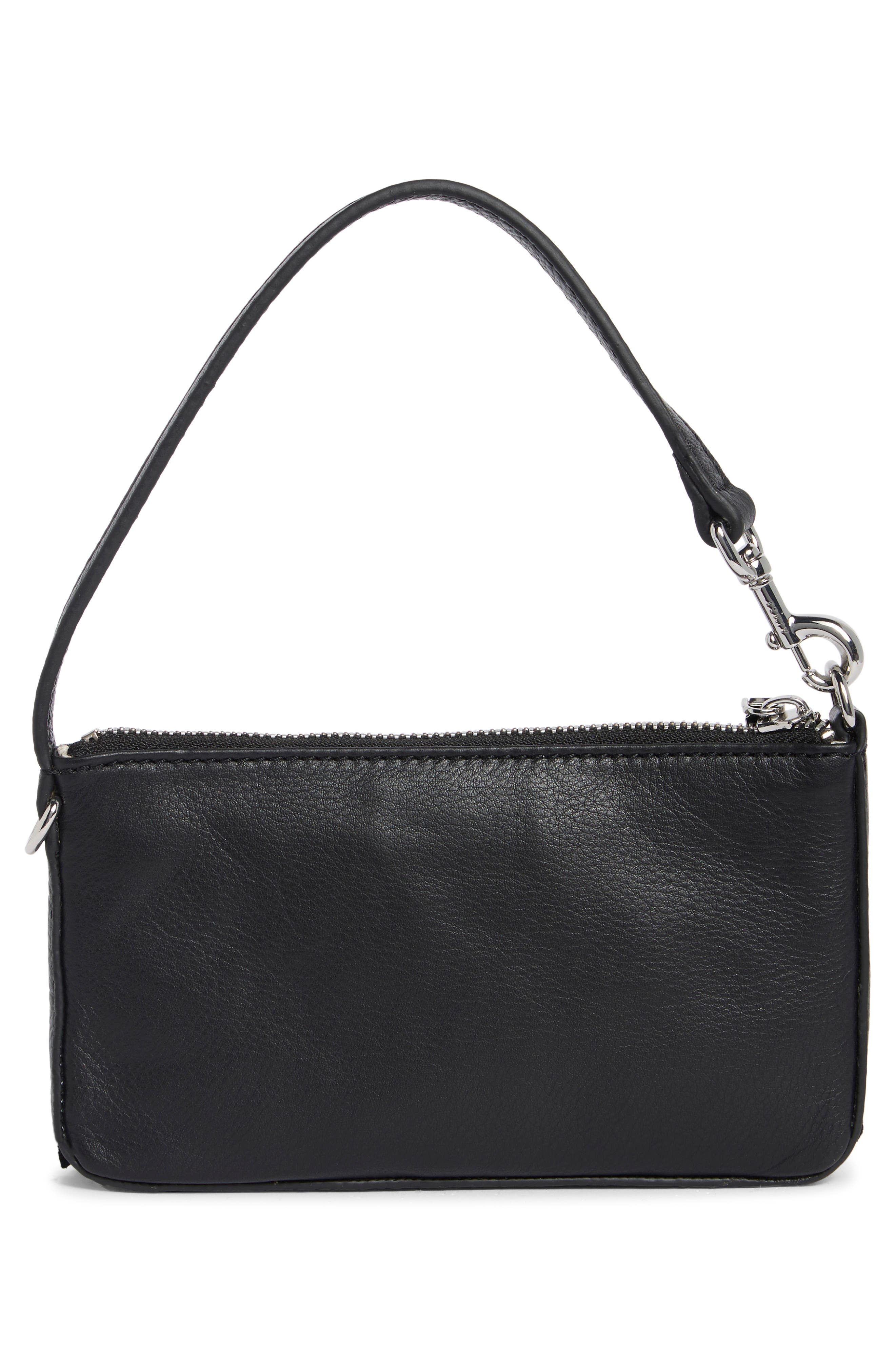 Metro Leather Wristlet, Alternate, color, BLACK FRINGE