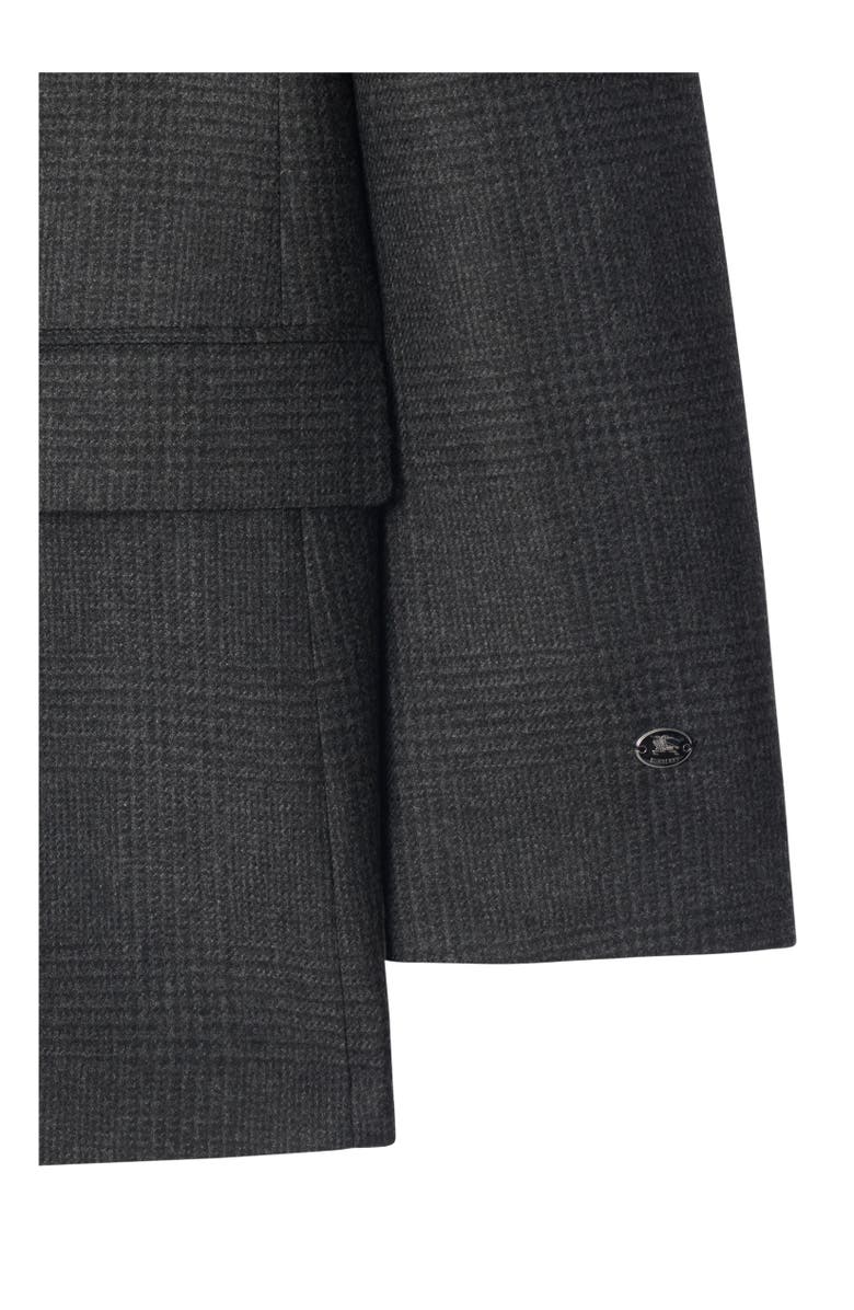 Burberry Check Wool Cashmere Tailored Jacket, Alternate, color, Loden/Highland Green