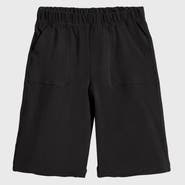 CITY THREADS Boys 100% Cotton UPF 50+ Soft 3-Pocket Jersey Shorts