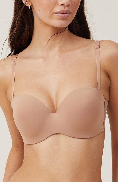 COTTON ON BODY EVERYDAY STRAPLESS LIGHTLY LINED T-SHIRT BRA