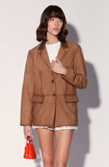 Walter Baker Ray Leather Blazer