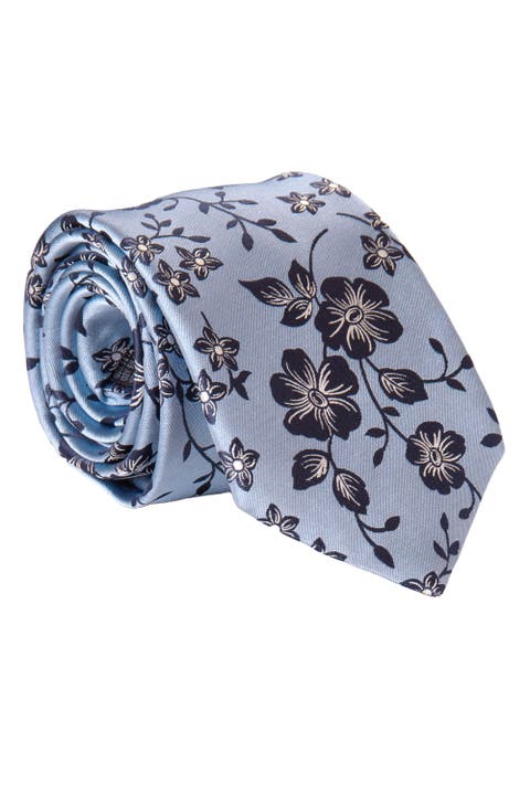 Silvio - Extra Long Silk Jacquard Tie for Men