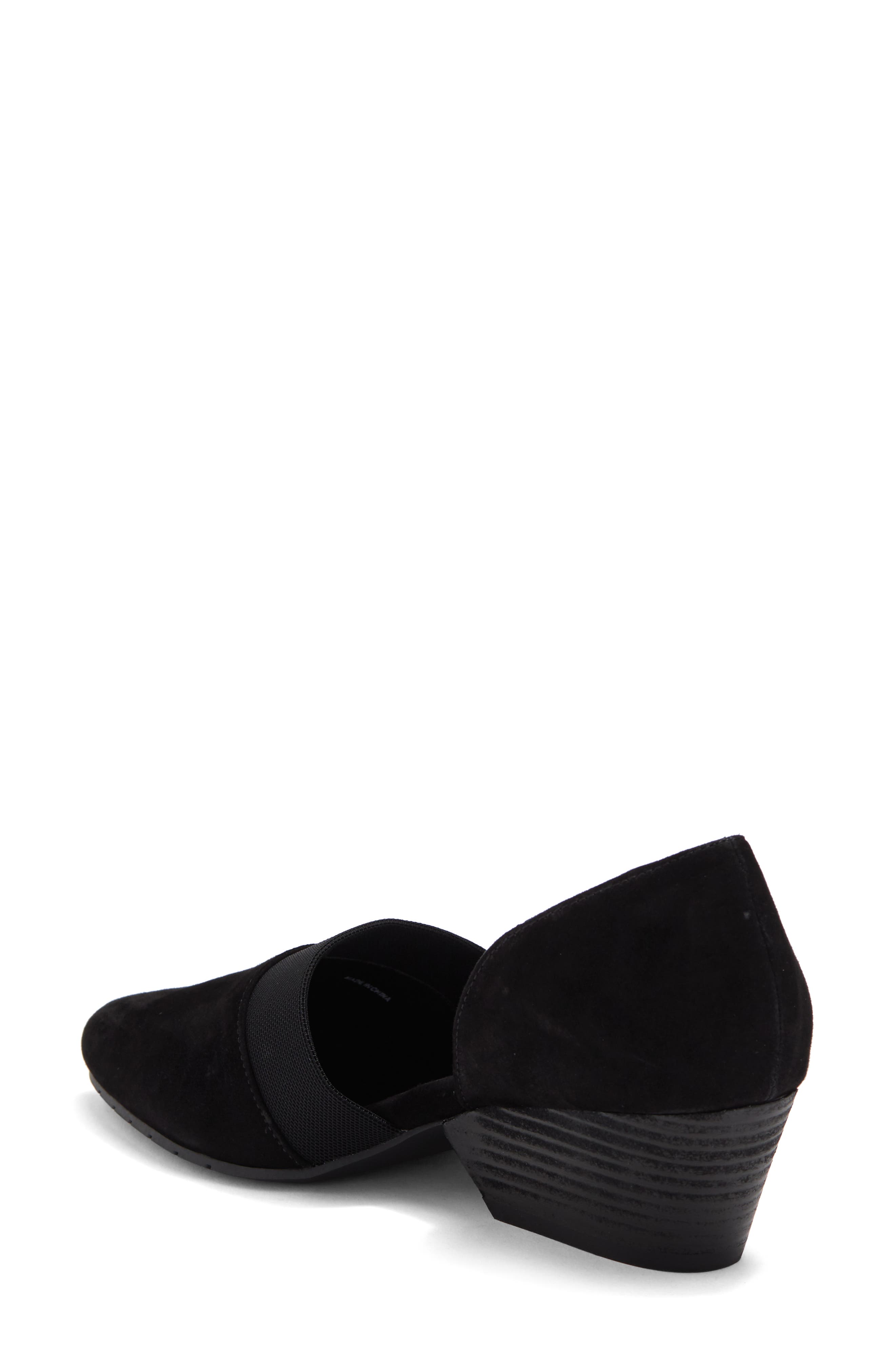 Eileen Fisher Hilly Wedge d'Orsay Pump, Alternate, color, Black