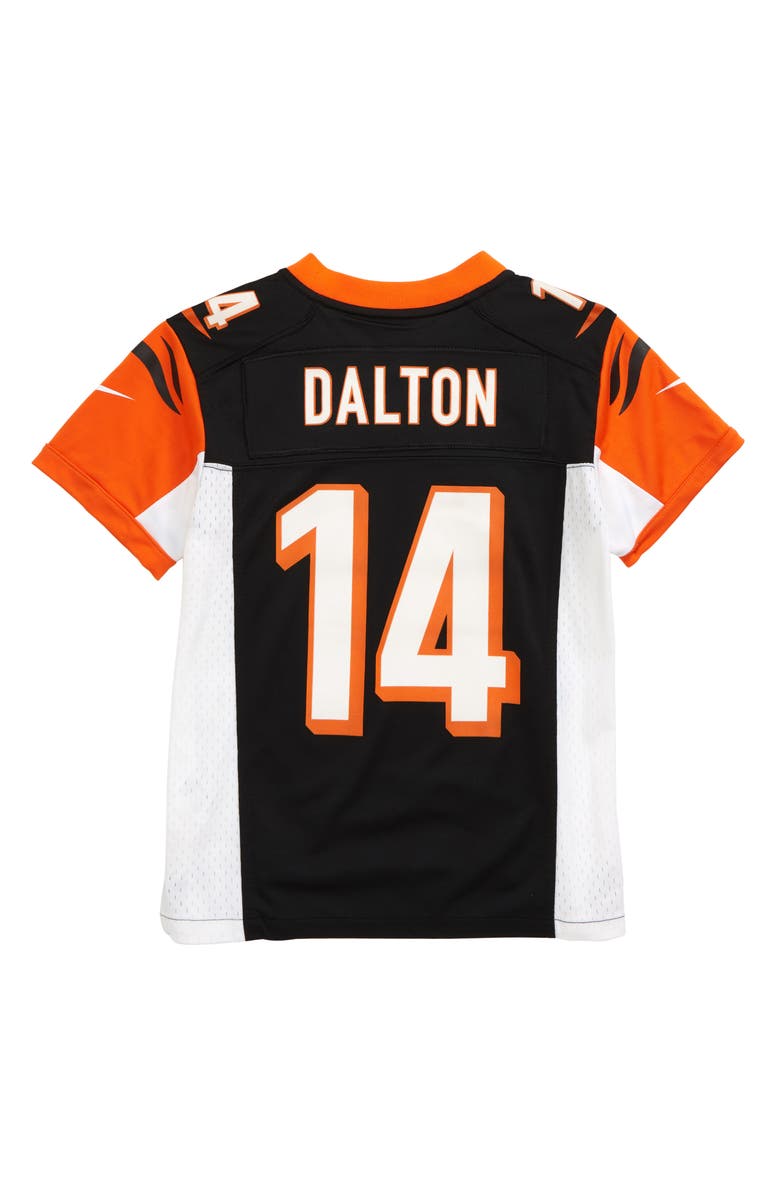 Nike NFL Logo Cincinnati Bengals Andy Dalton Jersey, Alternate, color, 