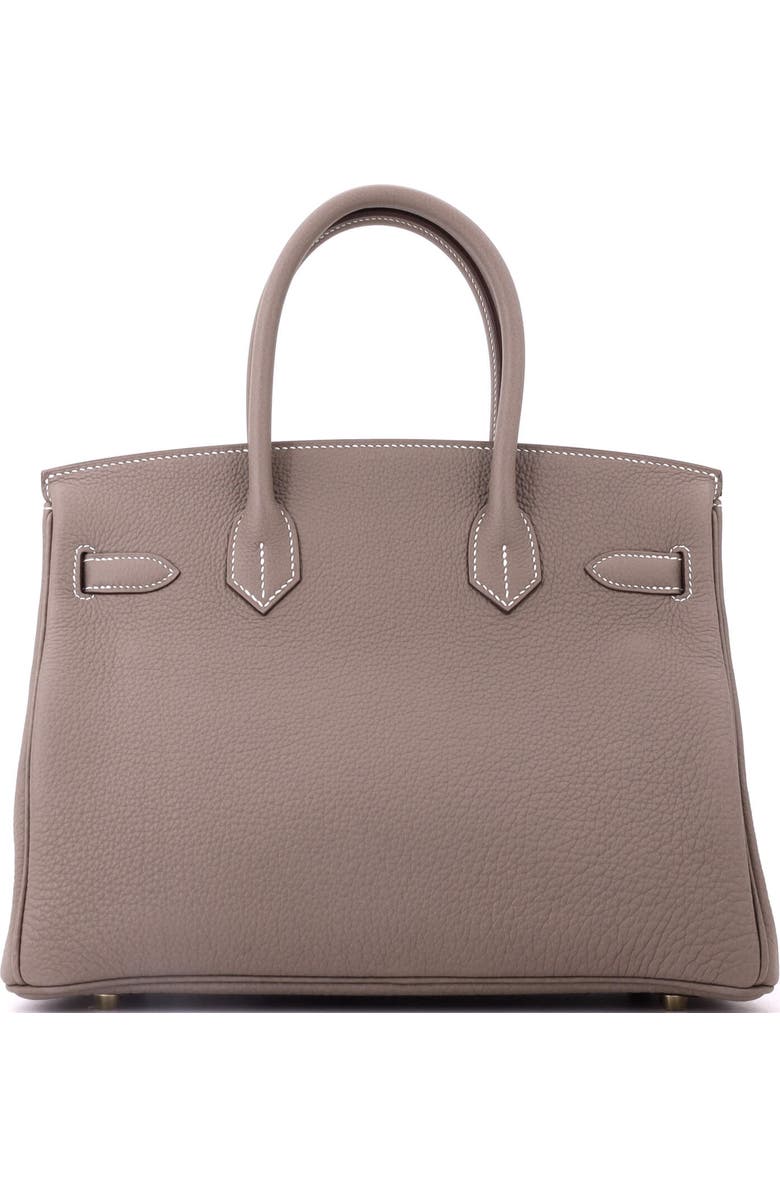 Pre-Owned Hermes Birkin Handbag Grey Togo with Gold Hardware 30, Alternate, color, Etoupe