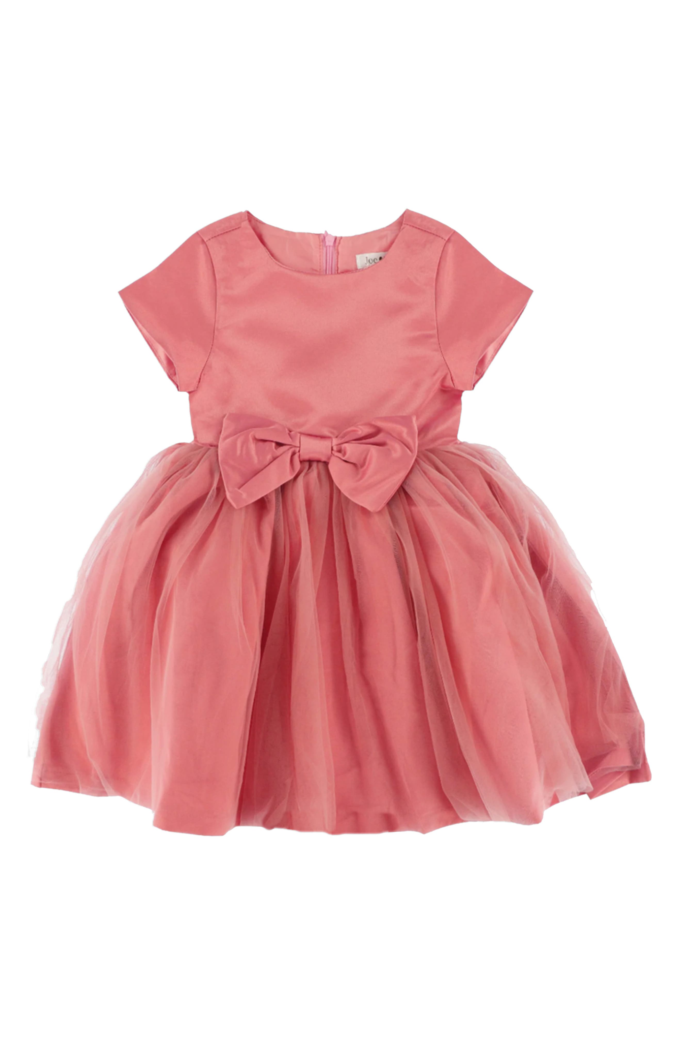 Kids' Cap Sleeve Tulle Occasion Dress