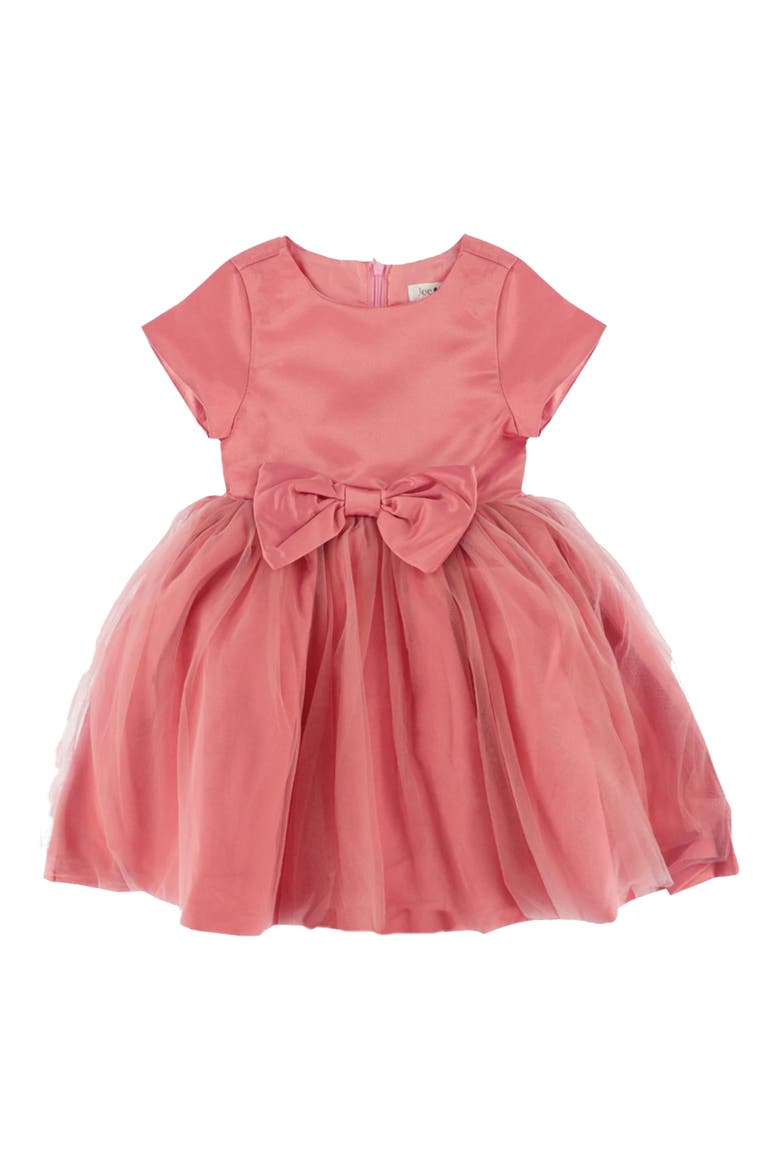 Kids' Cap Sleeve Tulle Occasion Dress, Main, color, ROSE