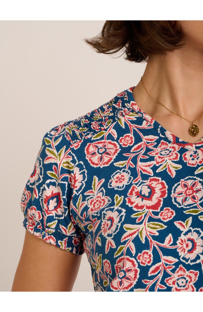 Brakeburn Sheridan Soft Floral Blouse, Alternate, color, Blue