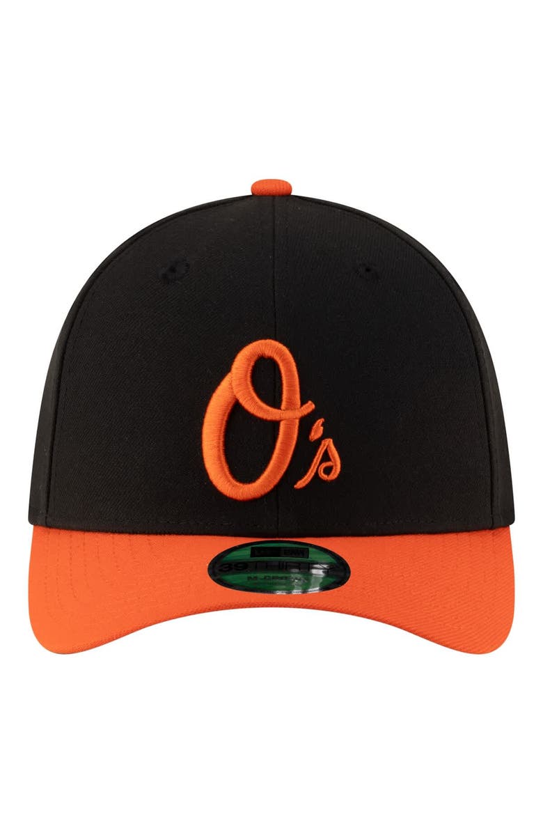 New Era Men's New Era Black Baltimore Orioles Alternate Player Replica 39THIRTY M-Crown Flex Hat, Alternate, color, Black