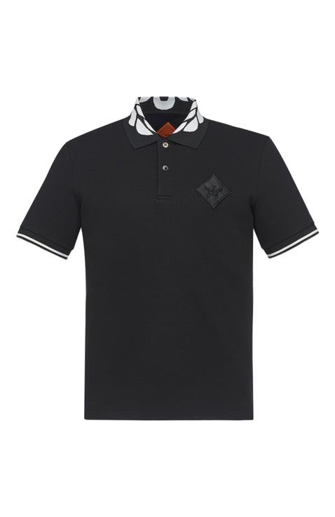 Intarsia Laurel Piqué Polo