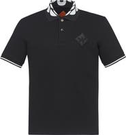 MCM Intarsia Laurel Piqué Polo