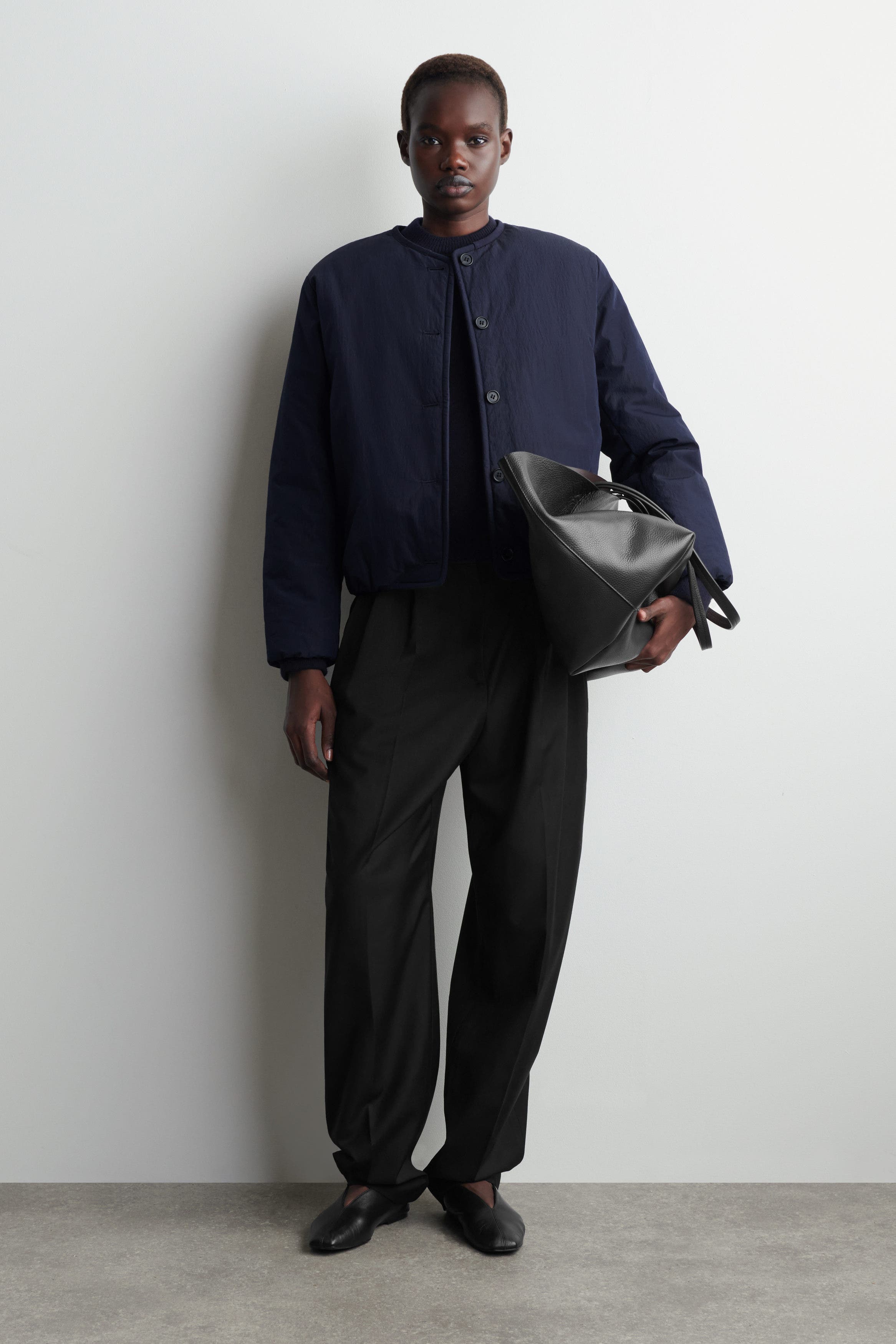 Padded Cotton Liner Jacket - image 1
