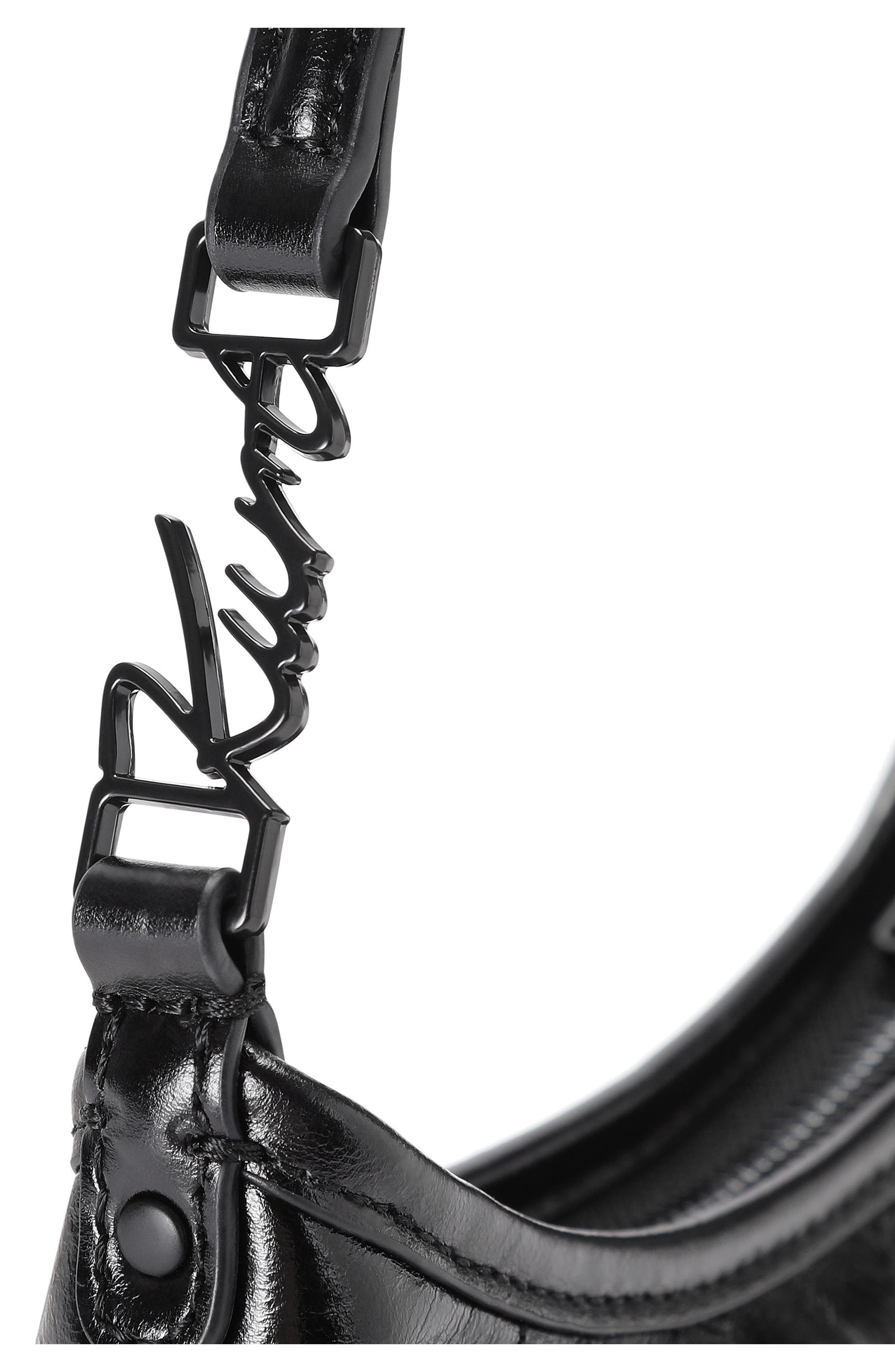 Kurt Sling Baguette, Alternate, color, BLACK