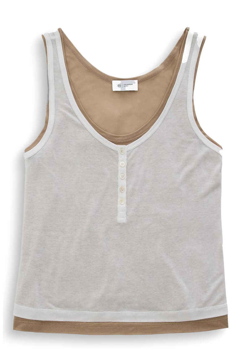 Alina Henley Tank, Alternate, color, POWDER/KHAKI SAND