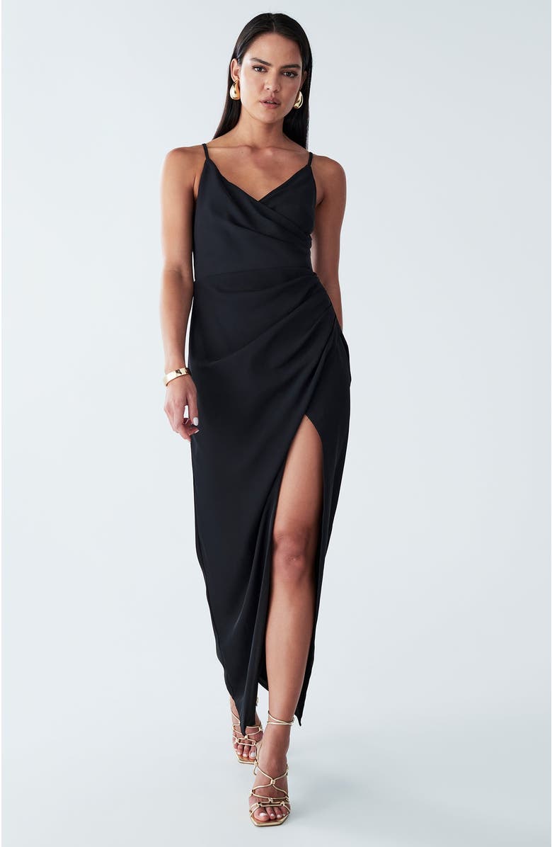 BWLDR Morley Dress, Alternate, color, Black