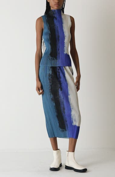 Pleats Please Issey Miyake Jump Print Pleated Skirt | Nordstrom