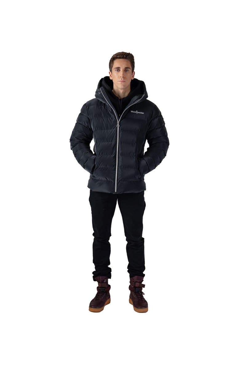 Woodpecker Men's Sparrow Medium Weight Coat, Alternate, color, Black Diamond