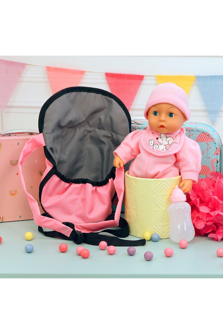 My First Words Baby Doll Carrier Set, Mouse Outfit, Alternate, color, Multicolored