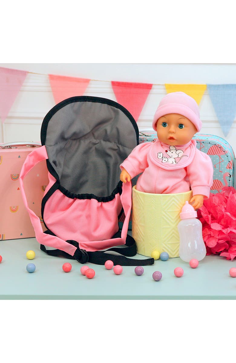 Bayer Design My First Words Baby Doll Carrier Set, Mouse Outfit, Alternate, color, Multicolored