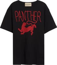 Valentino Panther Graphic T-Shirt
