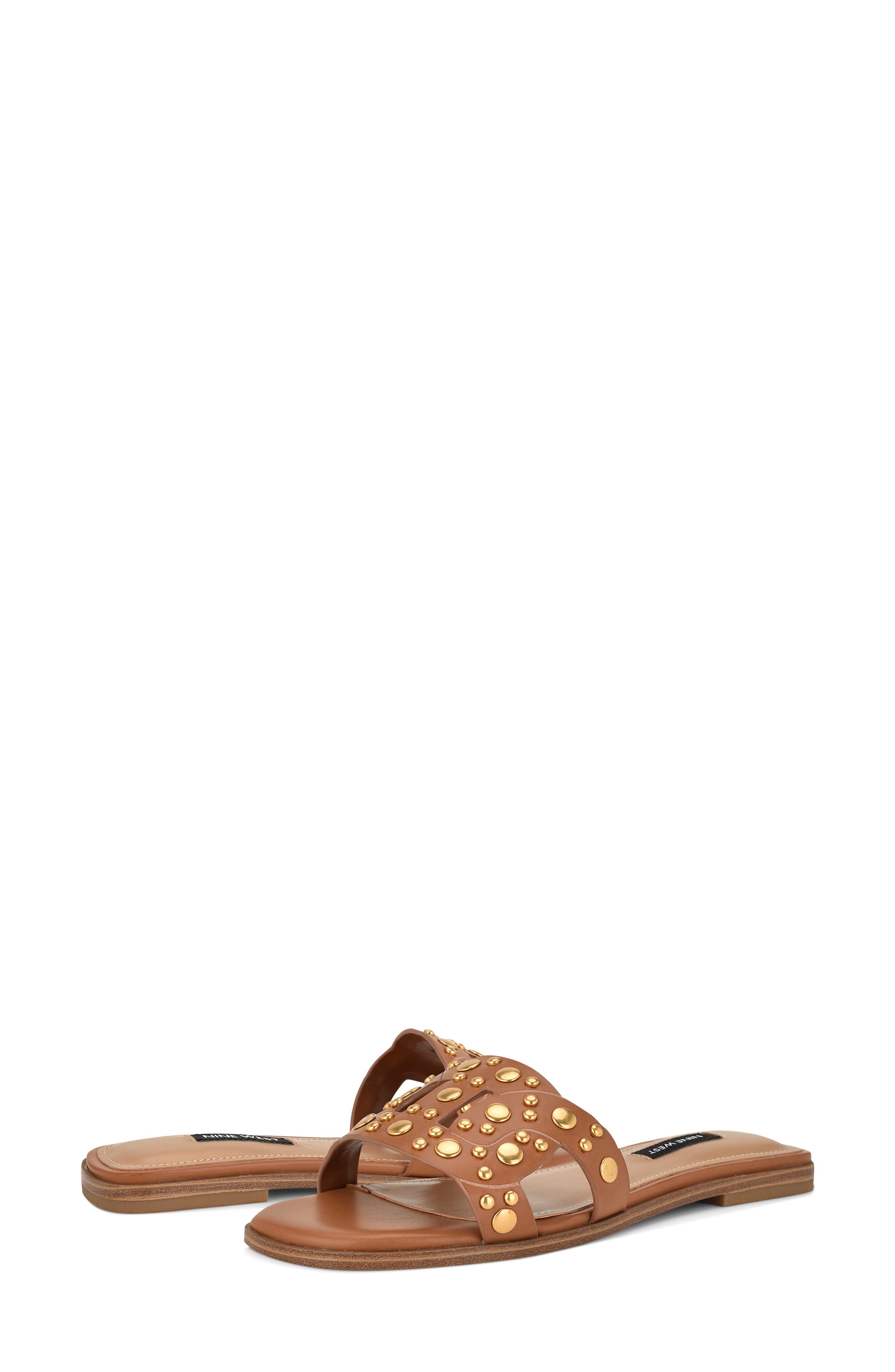 Gomaz Slide Sandal, Alternate, color, LIGHT BROWN