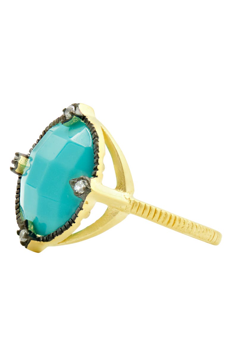 FREIDA ROTHMAN Color Theory Round Cocktail Ring, Alternate, color,